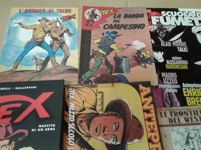 Tex - volumi fanzines - riviste - romanzo - variant - cartoline e altro - 24 Comic