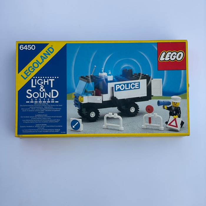 Lego - lego 6450 Mobile Police Truck met doos uit 1986 !