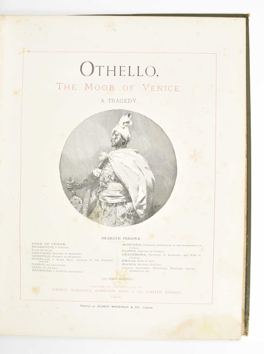 Shakespeare, L. Marchetti (ill.) - Othello, the Moor of Venice - 1893