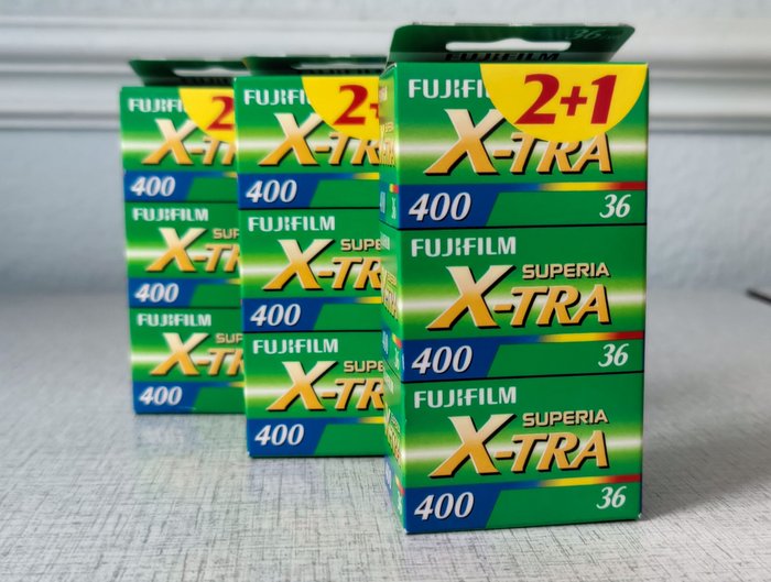 Fuji 3x3  Fujifilm Superia X-TRA 400/36 Colour negative expired 2018 | Ubrugt film