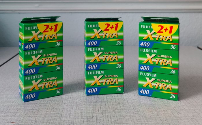 Fuji 3x3  Fujifilm Superia X-TRA 400/36 Colour negative expired 2018 | Ubrugt film