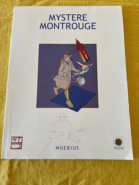 Moebius - Mystère Montrouge + dédicace - 1 Portefølje - Begrænset udgave - 2001