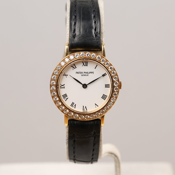 Patek Philippe - Calatrava Diamond Bezel - 4820J-001 - Kvinder - 2000-2010