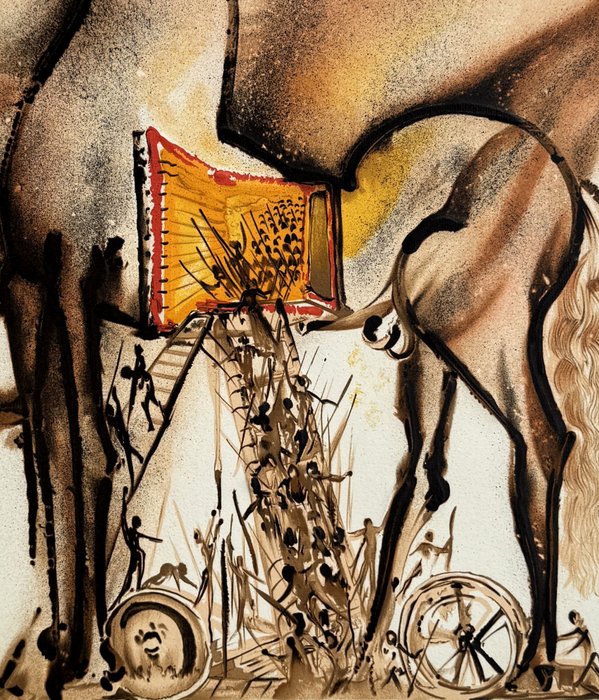 Salvador Dali (1904-1989) - Le Cheval de Troie