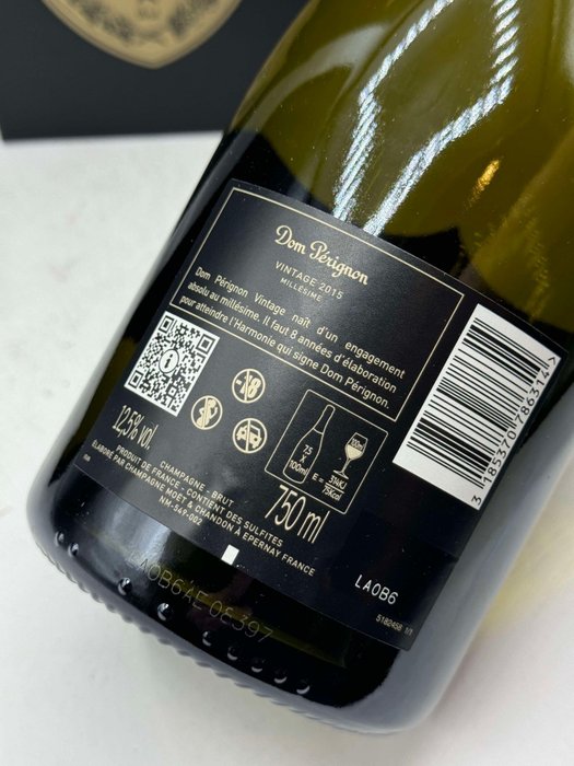 2015 Dom Pérignon - Champagne Brut - 1 Flaske (075L)