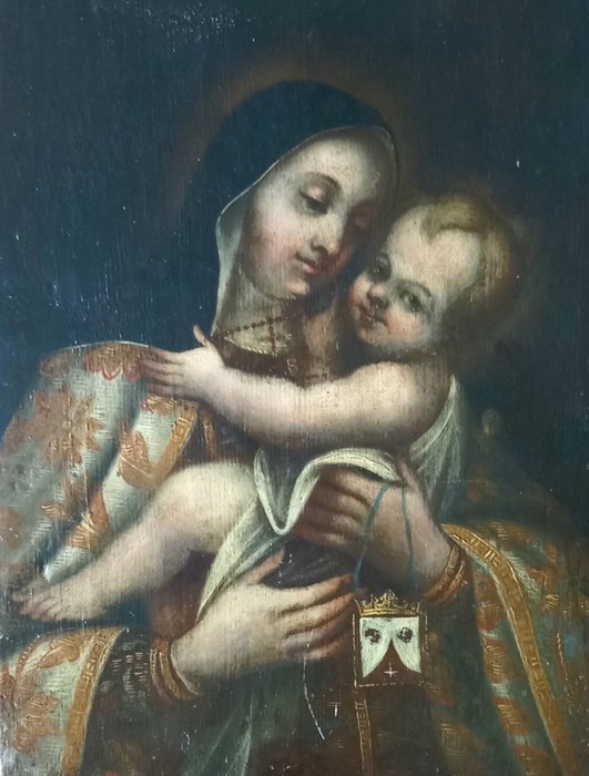 Portugisisk skole (XVIII) - Madonna mit Jesuskind