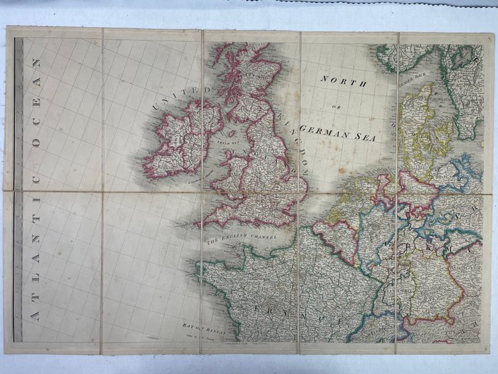 Europa - Europa; James Wyld - 6 Maps of Europe in Case from 1851 - 1851-1860