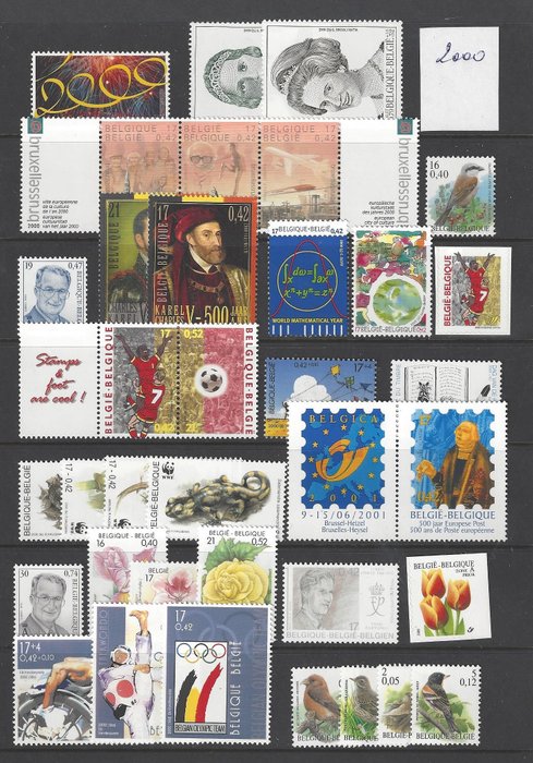 Belgien 2000/2001 - 2 komplette bind