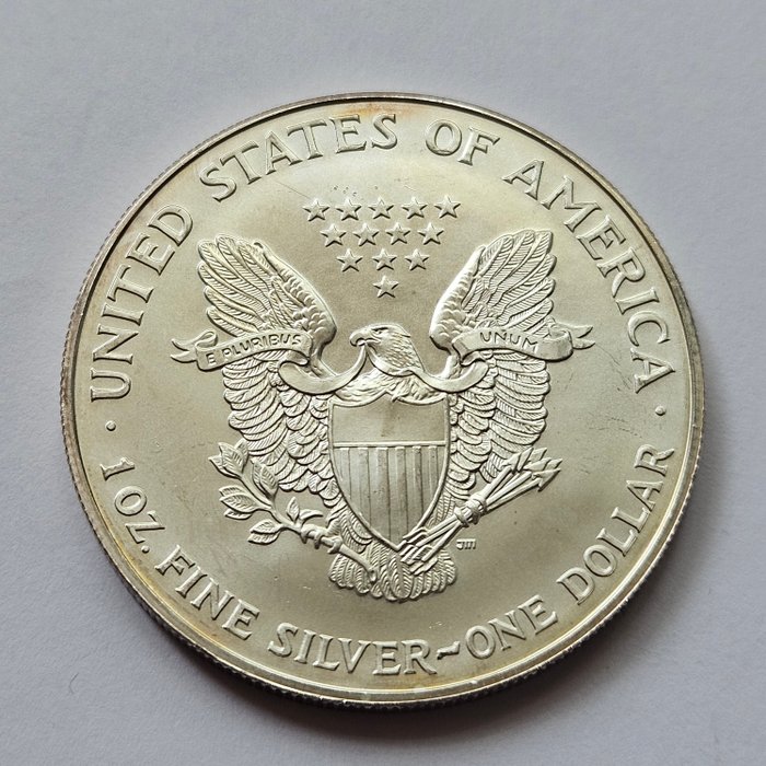 Förenta staterna. 1 Dollar 1999 American eagle, 1 Oz (.999)  (Ingen mindstepris)