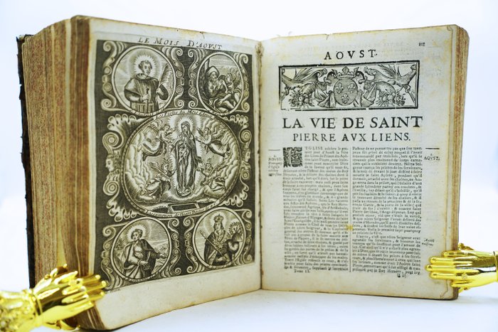 R. Ribadeneira, M. André Duval - Les fleurs des vies des saints, des festes de toute l'année - 1683