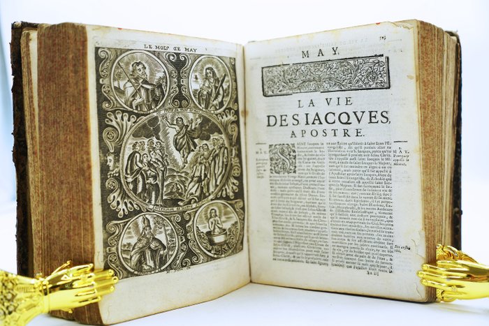 R. Ribadeneira, M. André Duval - Les fleurs des vies des saints, des festes de toute l'année - 1683