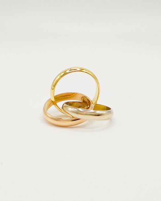 Cartier - Ring - Trinity - 18 kraat Gulguld, Hvidguld, Rosaguld