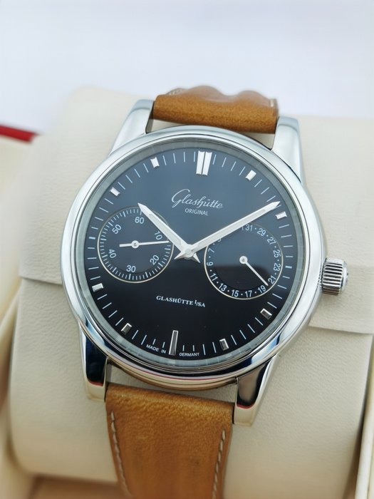 Glashütte Original - Senator Hand Date - 39-58-02 - Mænd - 2000-2010