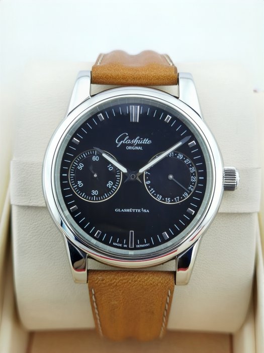 Glashütte Original - Senator Hand Date - 39-58-02 - Mænd - 2000-2010