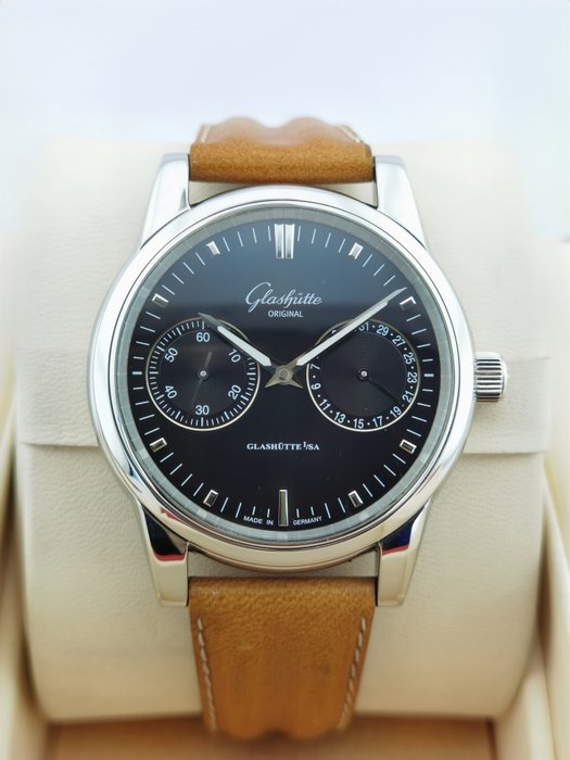 Glashütte Original - Senator Hand Date - 39-58-02 - Mænd - 2000-2010