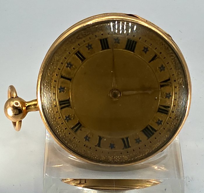 Vacheron  Constantin- 18K Gold Lepine  - Quarter Repeater - Goldziffernblatt - Manufakturwerk - Schweiz omkring 1800