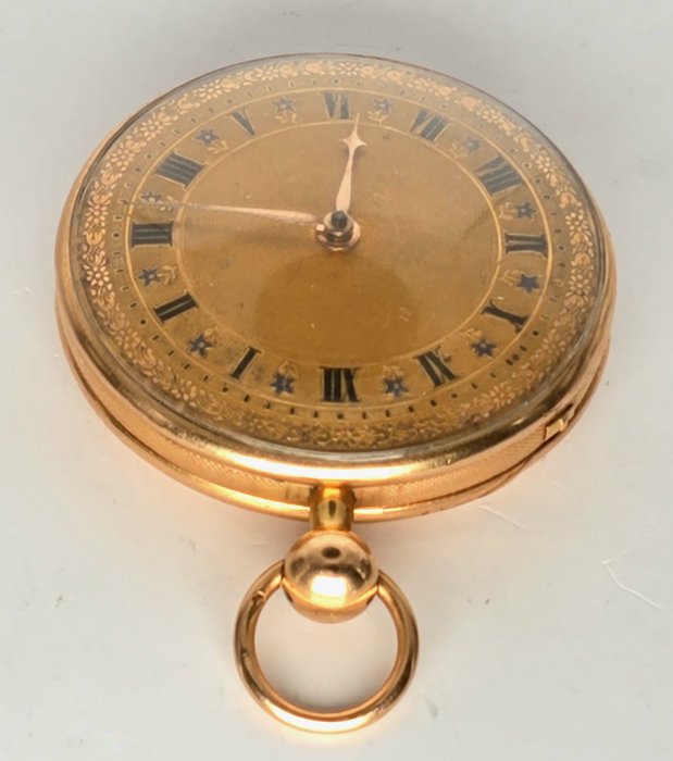 Vacheron  Constantin- 18K Gold Lepine  - Quarter Repeater - Goldziffernblatt - Manufakturwerk - Schweiz omkring 1800