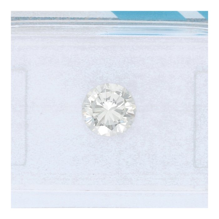 Ingen mindstepris - 1 pcs Diamant  (Natur)  - 0.62 ct - Rund - I - VS2 - International Gemological Institute (IGI)