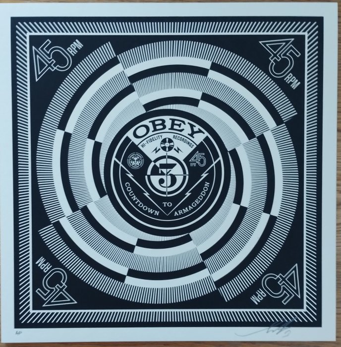 Shepard Fairey (OBEY) (1970) - Countdown To Armageddon (artist proof)