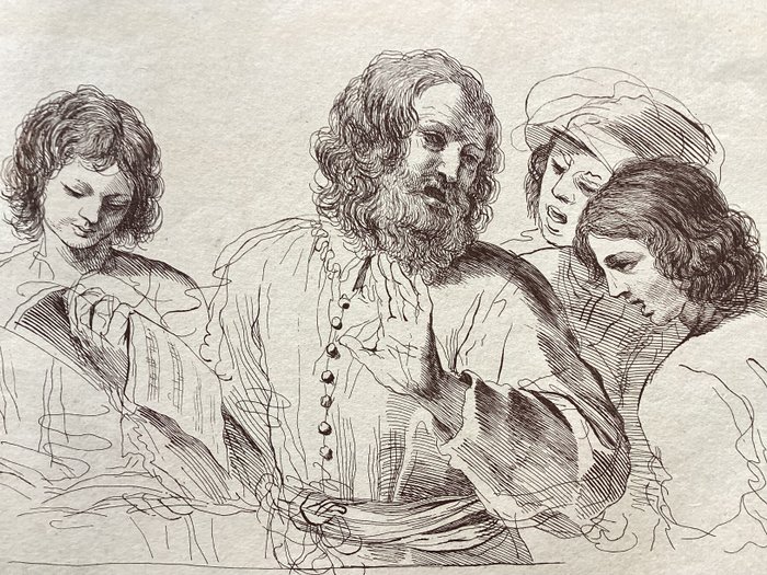 Guercino (1591-1666) after, by Richard Dalton (1715-1791) - The Musicians