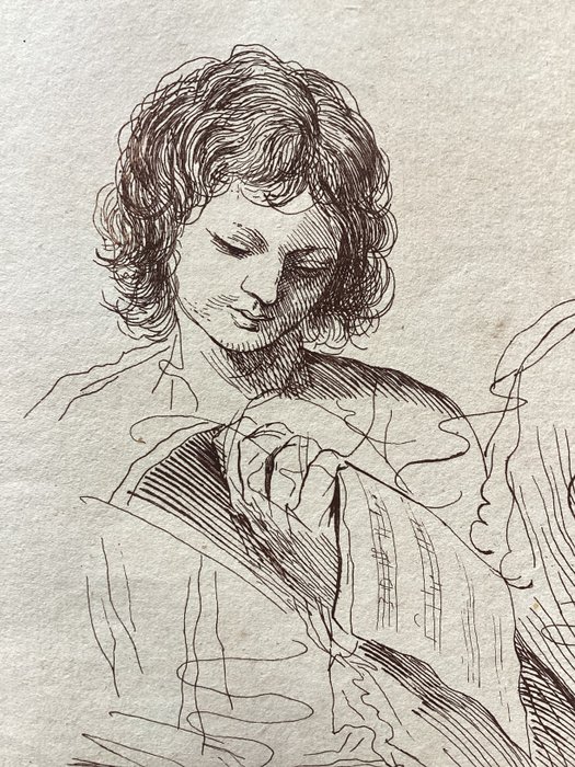 Guercino (1591-1666) after, by Richard Dalton (1715-1791) - The Musicians