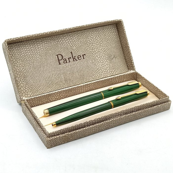 Parker - 75 Lalique- Conjunto pluma y bolígrafo - Laque - Fyldepen