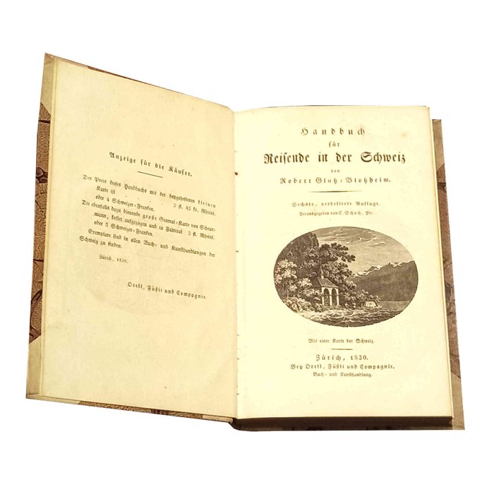 R. Glutz-Blotzheim - Handbuch für Reisende in der Schweiz - 1830