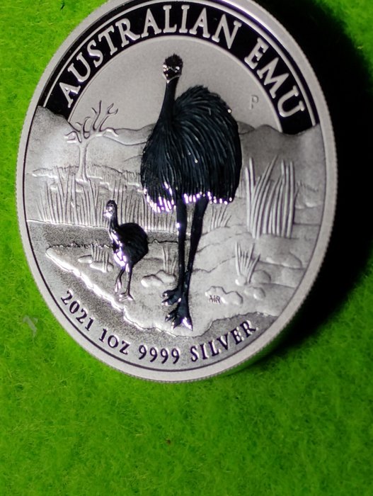 Australien. 1 Dollar 2021 Moneta - Argento ( .999/1000 ) EMU  (Ingen mindstepris)