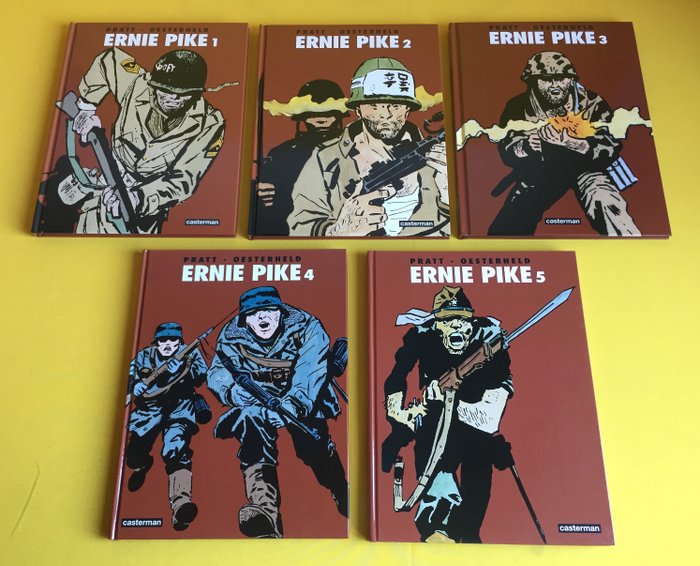 Ernie Pike 1 t/m 5 - Complete reeks - 5 Album - Første udgave - 2004/2008