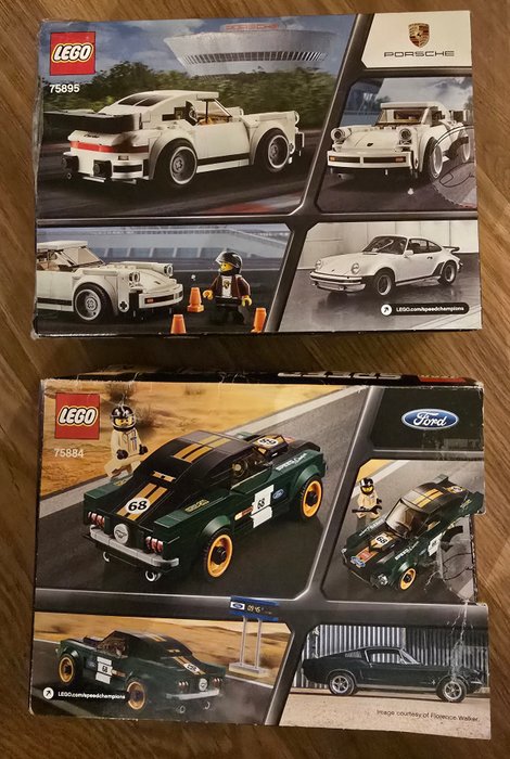 Lego - Speedchampions - 75884  75895 - 1968 Ford Mustang Fastback  1974 Porsche 911 turbo 3.0 - Holland