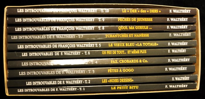 Les Introuvables de Walthéry - 10x B + emboitage - 10 Albums - Begrænset udgave - 2011