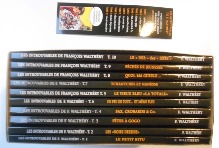 Les Introuvables de Walthéry - 10x B + emboitage - 10 Albums - Begrænset udgave - 2011