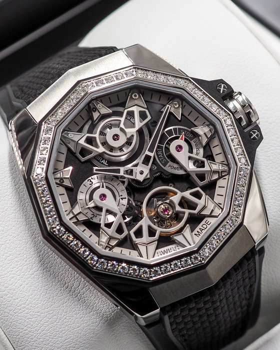 Corum - Admiral - Ingen mindstepris - * NEW * Titanium * Automatic * 130 ct Diamonds * LE of 18 pcs * - Mænd - 2020+