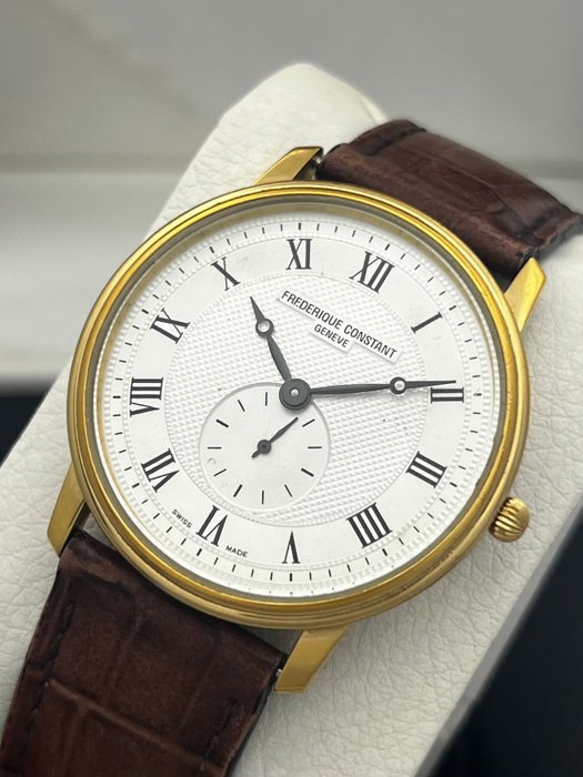 Frédérique Constant - Ingen mindstepris - Full Set Slimline Vintage 18k Gold Plated - FC235X4S25/6 - Mænd - 2000-2010