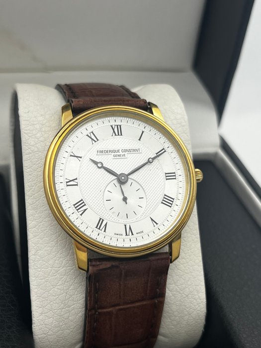 Frédérique Constant - Ingen mindstepris - Full Set Slimline Vintage 18k Gold Plated - FC235X4S25/6 - Mænd - 2000-2010