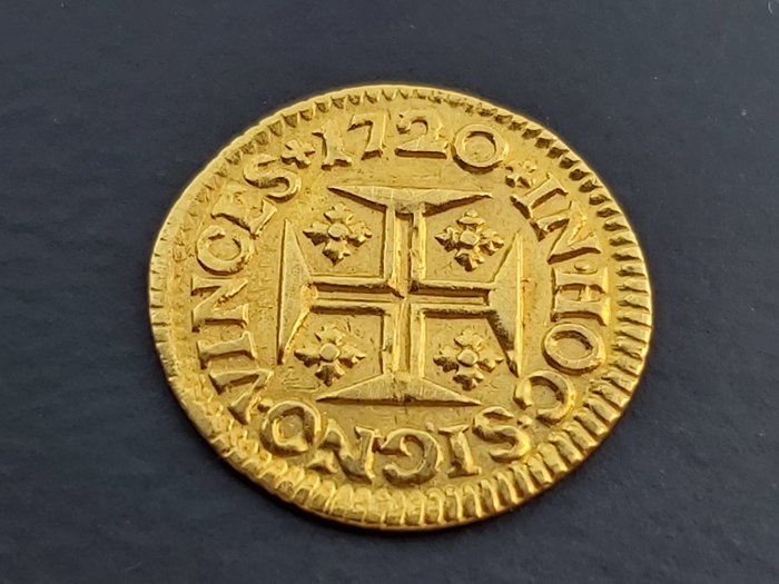 Portugal. D. João V (1706-1750). Pinto (480 Reis) 1720