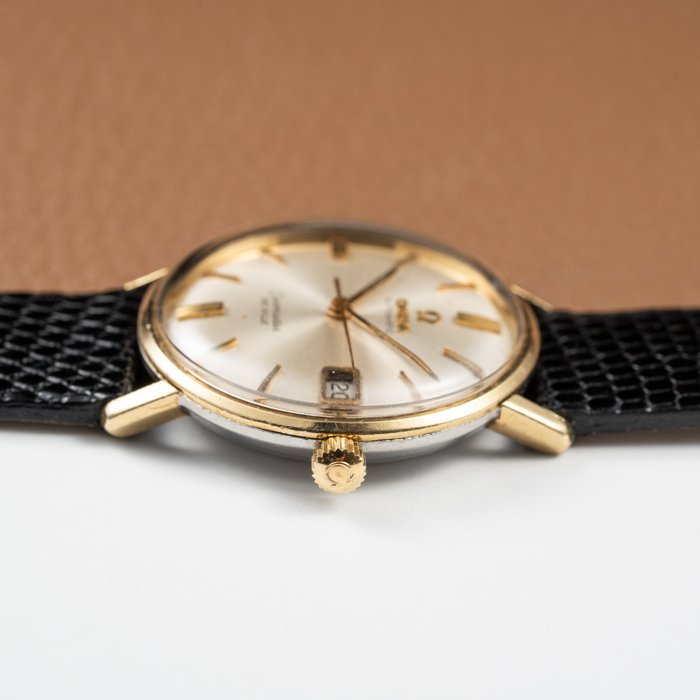 Omega - Seamaster De Ville Automatic Date Gold on Steel 14K - 166.020 - Mænd - 1960-1969