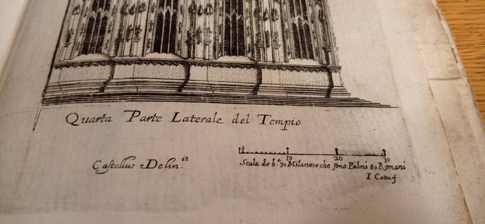 Dokument - Francesco Castelli - Per la facciata del Duomo di MIlano - 1654