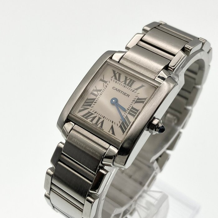 Cartier - Tank Française - Ingen mindstepris - W51008Q3 2384 - Kvinder - 2000-2010