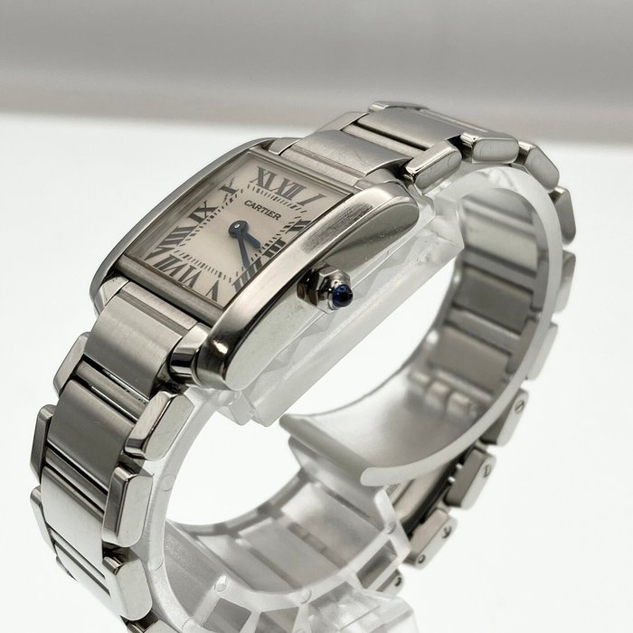 Cartier - Tank Française - Ingen mindstepris - W51008Q3 2384 - Kvinder - 2000-2010