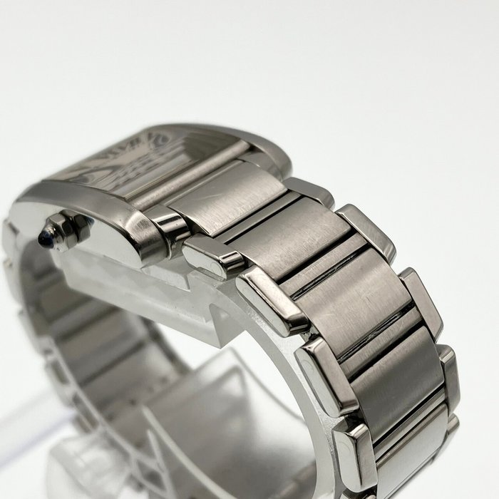 Cartier - Tank Française - Ingen mindstepris - W51008Q3 2384 - Kvinder - 2000-2010