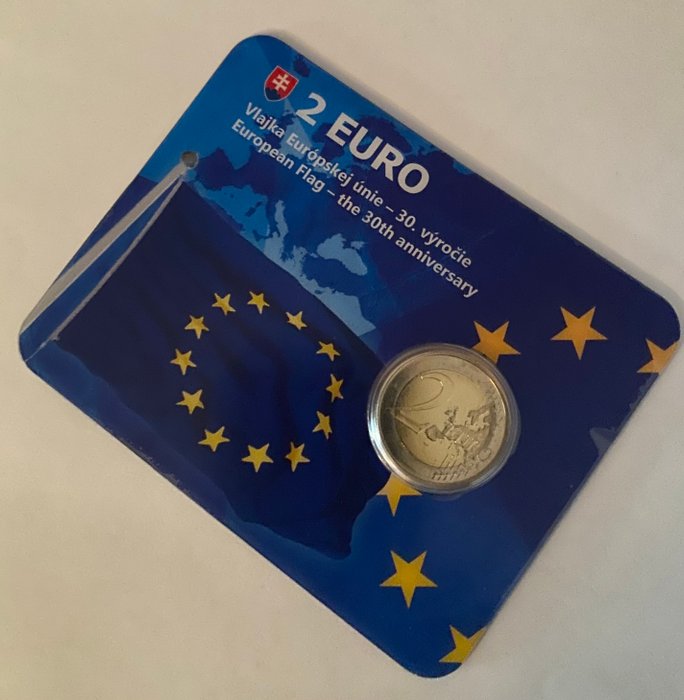 Slovakiet. 2 Euro 2015 "30 Years European Flag"  (Ingen mindstepris)