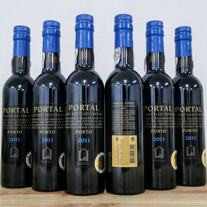 2011 Quinta do Portal - Late Bottled Vintage Port -  Douro  - 6 Halve flasker (0,375 L)