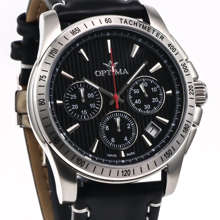 Optima - Swiss Chronograph - OSC377-SL-3 - Ingen mindstepris - Mænd - 2011-nu