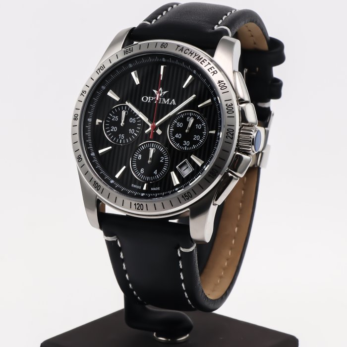 Optima - Swiss Chronograph - OSC377-SL-3 - Ingen mindstepris - Mænd - 2011-nu