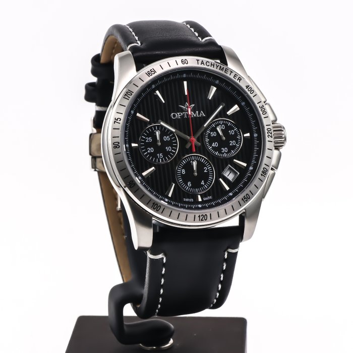 Optima - Swiss Chronograph - OSC377-SL-3 - Ingen mindstepris - Mænd - 2011-nu