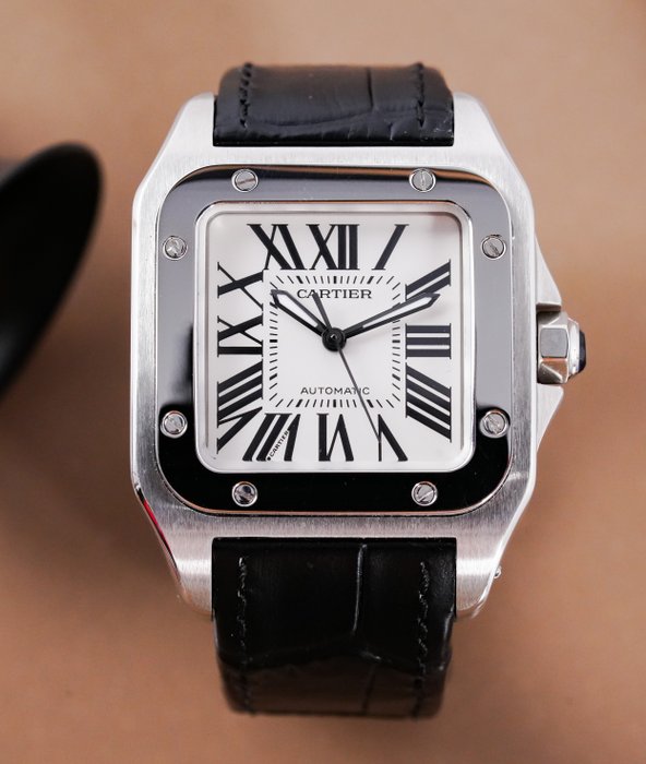 Cartier - Santos 100 Medium - W20106X8 - Mænd - 2011-nu