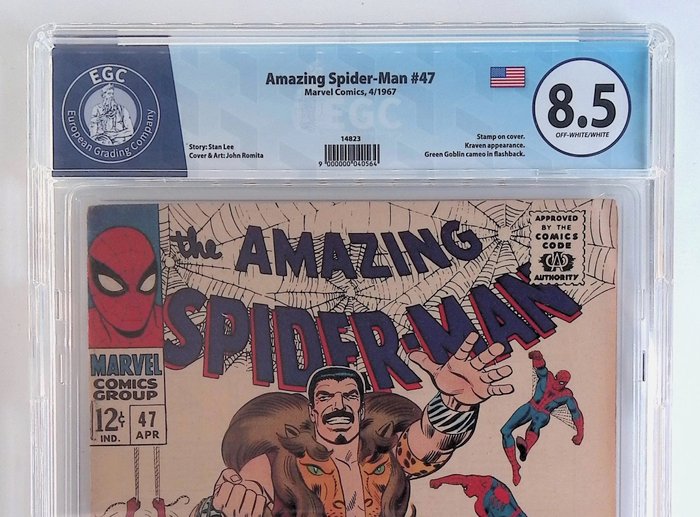 Amazing Spider-Man #47 - EGC graded 8.5 - 1 Graded comic - 1967