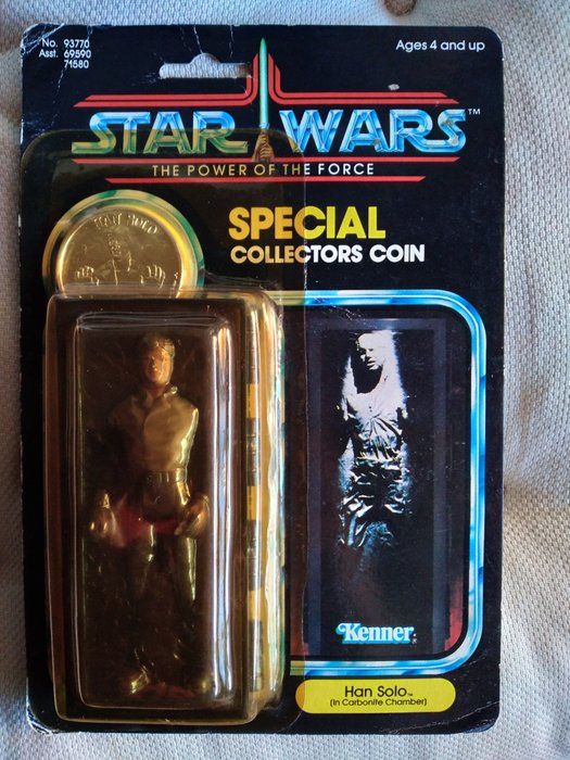 Figur - Han Solo Carbonita POTF last 17 Star Wars Vintage - Plast