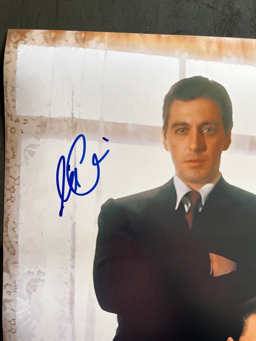 The Godfather, Al Pacino (Michael Corleone) - Signed in Person - with Authentic Signings Certificate - Autograph, photo - No Reserve!